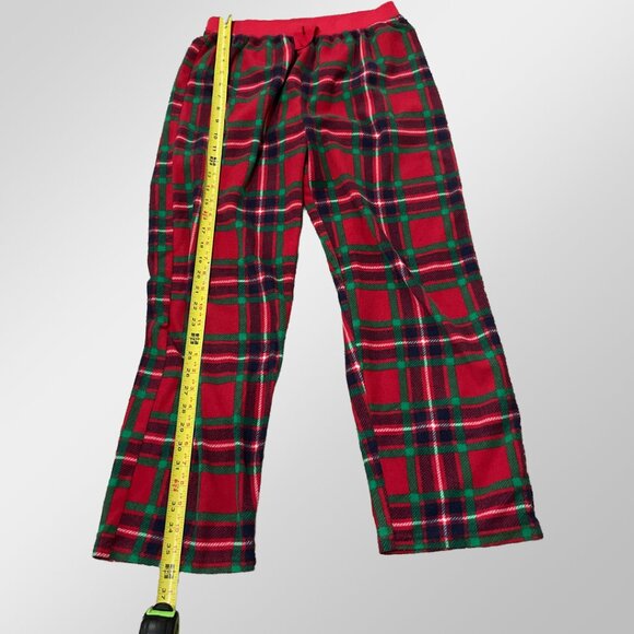 The Children's Place Boys XL Size 14 Red and Green Checkered PJ Pants - Picture 4 of 6